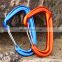 JRSGS Hammock Clip Hiking, Small Carabiners for Dog Leash and Harness 22kN S7102S