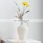 Hot Sales INS Style Nordic Minimalist Pure Handmade Plain Embryo Art White Table Wedding Vase Flowers Ceramic Vase