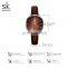SHENGKE Simple Lady Watch Elegant Dial Soft Leather Band Japanese Quartz Movement Wristwatch Gift For Girl K9017L