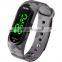 Casual sport digital watch fashion brand Skmei 1804 camouflage army green PU band touch screen LED wristwatch