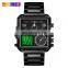 Hot selling unique square dial men watch brand Skmei 1584 original watch factory wholesale watch for big men wrist