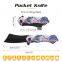 Folding knife New outdoor camping knife pocket knife popular custom 3D printed totem handle