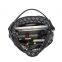 Punk style unisex leather handbag large capacity portable rivet bag