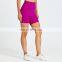 Custom Logo Hot Sale High Waist Size Pocket Compression Ladies Outdoor Training Sports Running Wear Yoga Shorts Pants For Women