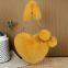 023China wholesaler Heart bag Love plush handbag Cute fashion mobile phone bag