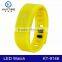 2015 cheap promotional silicone sports led bracelet relojes for men