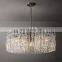 Burnished brass Marignan Tiered lighting round chandelier k9 Crystal pendant lights for Hotel Lobby luxury Indoor Lighting
