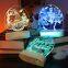 New LED 3D acrylic Illusion Night Lights Halloween decoration Table Desk lamp for Christmas Kid's Home Decor Light