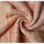 Weft Knitted Cationic Two-tone Sweater Fleece Fabric For Winter Garment - Premium Textured Warmth with Dynamic Color Contrast
