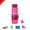500ml/16oz Collapsible Silicone Water Bottle with Round lid