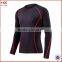 High quality long sleeve factory price sport compression shirt