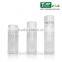 transparent bottle body , white cap with PP inner plug 100ml ,150ml ,120ml