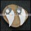 LFD-0025P ~ Druzy Shell Angel wings Pave Rhinestone Crystal Charms Pendants For Necklace Jewelry Making