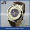 Cheap Price Alloy Watch Japan Miyota Movement Leather Watch MOQ 500pcs