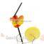 Fancy Bee Topper Cocktail Plastic Decorative Drink Straws