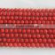 Natural Bamboo Red Coral Gemstone Round Bead Polished Mineral Semi Precious Stone