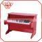 Mini Red Upright Toy Piano Wooden Piano For Children