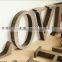Antique 9 inch height solid wood letters for home decor