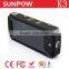 SUNPOW mini air compressor with multi-function jump starter smart power bank