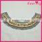 Latest gold beads garment neckline design WNL-1563