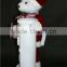 XM-A6020B 18 Inch white bear with mailbox for christmas decoration