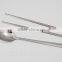 Korean style spoon and chopsticks sets with wooden box packing and perfect high mirror