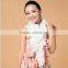 Hot selling winter women real rabbit fur scarf with tassels