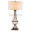 Silver and black classic cheap bed table lamp for bedroom                        
                                                Quality Choice