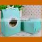 Handmade Feature and Art Paper wedding candy box with window