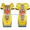 Latest Design Woman Plus Size Summer Short Sleeve Traditional African Dashiki Print Dress                        
                                                Quality Choice