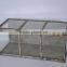 Shabby vintage decorative plant greenhouse & metal terrarium
