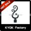 KYOK High quality cheapest black curtain rod accessories ,black curtain rod set
