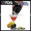 Manufacturer 350ml Deluxe Mill - black Cocktail Shaker With Powder Coated