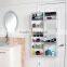 Jewelry Cosmetics Mirror, Black, White, standing, wall-mounted, Display cabinet