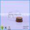 small empty clear corked glass bottles 20ml