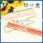 New style wood 15cm ruler with 4c paper for school
