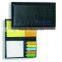 sticky note pad with leather cover