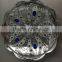 2016 silver or golden electroplating PP fruit tray/plate