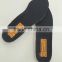 eva sole for shoe making black sole with fabric cover and thermal transfer printing logo