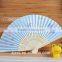 Japanese folding fan summer daily custom folding fan Zhushan Japanese wind women small fan wholesale blue