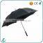 China factory straight golf fiberglass frame super windproof umbrella