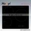 New design ceramic and induction hybrid cooktops