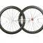 New Carbon Road Wheelset 50mm Tubular/Clincher Road Bike Carbon Tubular Wheels/Rims, UD Matt/Glossy