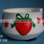 Ceramic flower pot, cute, flower planter, red, strawberry