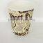 logo printed disposable coffee paper cups. cheap paper cup for hot coffee