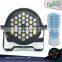 Guangzhou 36*1W RGBW led mini par can light with remote control