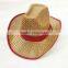 In Stock Cheap Plain Cowboy Straw Hat