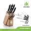 7-Piece professional Stainless Steel Knife block Set