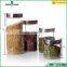 750/1200ml empty large glass storage jar mason jar with lid