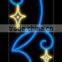 Cute Blue Street Lights 2D Motif Christmas Light for outdoor decoration